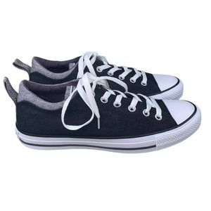 Converse UNISEX Adults All Star Black Lace Up Athletic Shoes Size US M7.5 W9.5